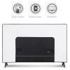 Husa de praf pentru televizor 55 inch, Kwmobile, Alb/Negru, Textil, 51992.06