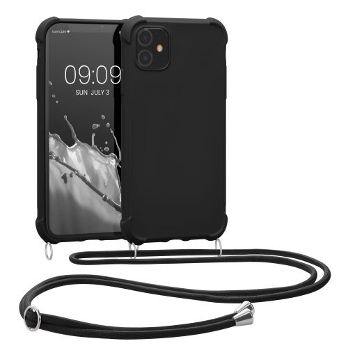 Husa pentru iPhone 11, Silicon, Negru, 53838.01