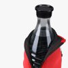 Set 2 Huse Cooler Jacket pentru sticle SodaStream, Kwmobile, Negru/Rosu, Neopren, 55883.01