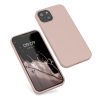 Husa pentru iPhone 13, Silicon, Crem, 55878.10