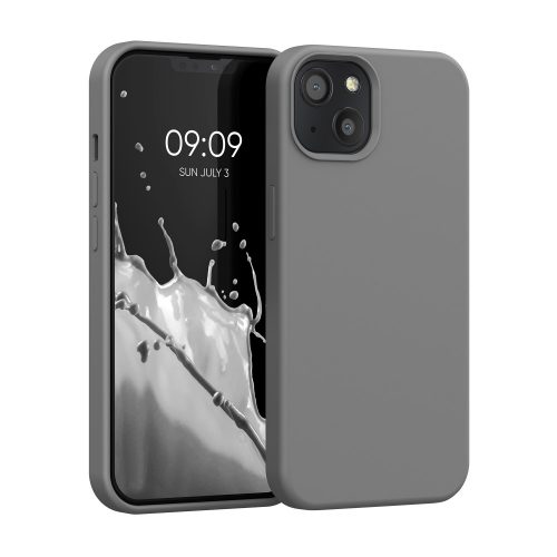 Husa pentru iPhone 13, Silicon, Gri, 55878.155