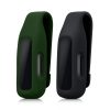 Set 2 Huse pentru Fitbit Inspire 2/Ace 3, Kwmobile, Negru/Verde, Silicon, 54017.05