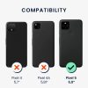 Husa pentru Google Pixel 5, Silicon, Negru, 53843.01