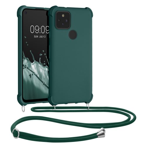 Husa pentru Google Pixel 5, Silicon, Verde, 53843.80