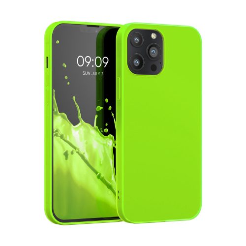 Husa pentru Apple iPhone 13 Pro Max, Silicon, Verde, 55970.75, kwmobile