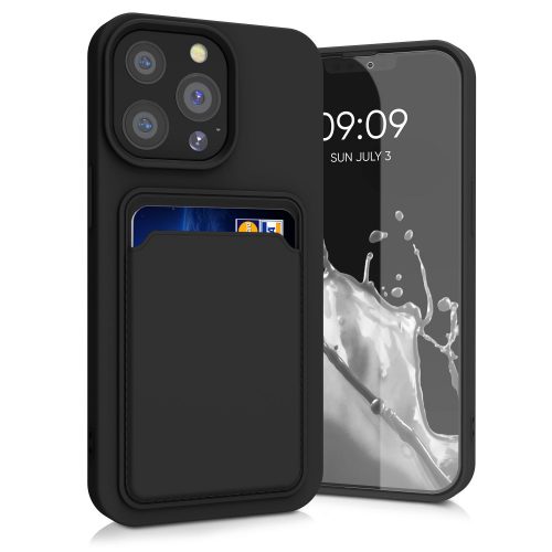 Husa pentru iPhone 13 Pro, Silicon, Negru, 55969.01