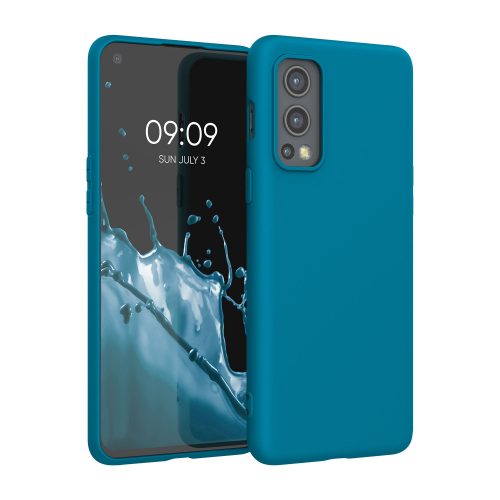 Husa pentru OnePlus Nord 2 5G, Silicon, Albastru, 56036.224, kwmobile