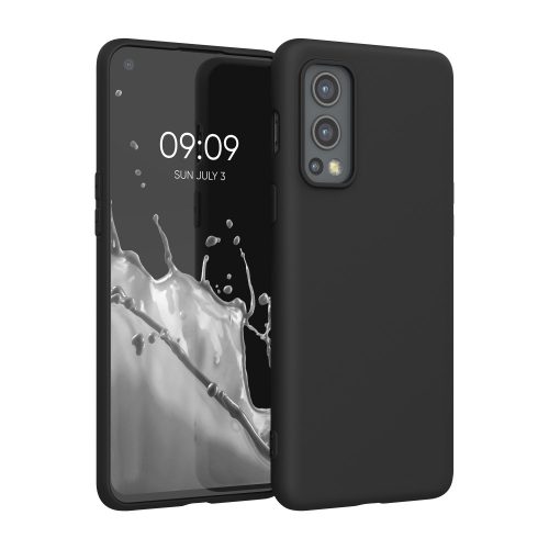 Husa pentru OnePlus Nord 2 5G, Silicon, Negru, 56036.47, kwmobile