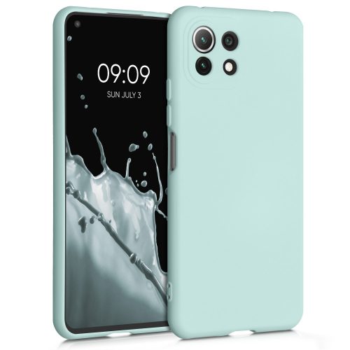 Husa pentru Xiaomi Mi 11 Lite 5G, Silicon, Verde, 56047.200, kwmobile