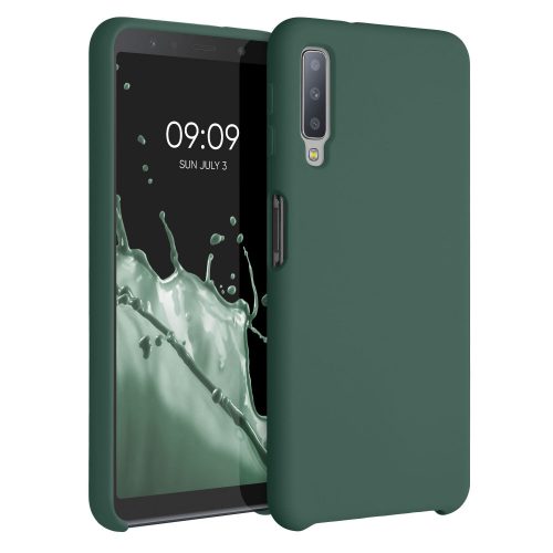 Husa pentru Samsung Galaxy A7 (2018), Silicon, Verde, 47730.169, kwmobile