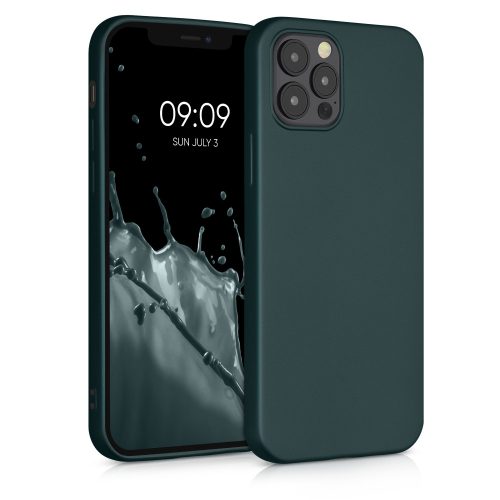 Husa pentru iPhone 12 / iPhone 12 Pro, Silicon, Verde, 56114.14