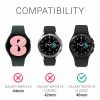 Rama cadran pentru Samsung Galaxy Watch 4 Classic (46mm), kwmobile, Aluminiu, Negru, 56178.01