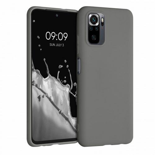 Husa pentru Xiaomi Redmi Note 10 / Redmi Note 10S, Silicon, Gri, 54541.155, kwmobile