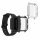 Set 2 Huse pentru Xiaomi Amazfit Bip / Amazfit Bip Lite, kwmobile, Silicon, Silver / Negru, 54037.03