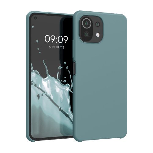 Husa pentru Xiaomi Mi 11 Lite 5G, Silicon, Verde, 54730.207, kwmobile