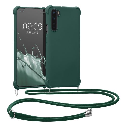 Husa pentru OnePlus Nord, Silicon, Verde, 55677.80, kwmobile