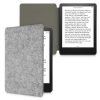 Husa pentru Kindle Paperwhite 11, Textil, Gri, kwmobile, 56259.25