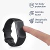 Set 2 Huse pentru Fitbit Charge 5, kwmobile, Silicon, Negru / Transparent, 56385.01