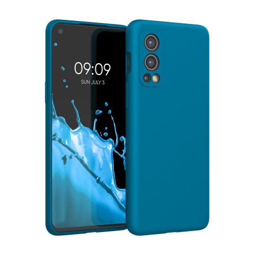 Husa pentru OnePlus Nord 2 5G, Silicon, Albastru, 56070.224, kwmobile