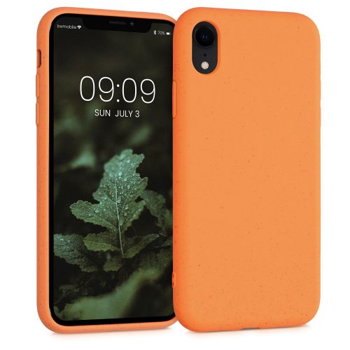 Husa pentru Apple iPhone XR, Fibre vegetale, Portocaliu, 49105.150, kalibri