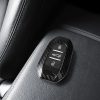 Husa Cheie Auto pentru Peugeot / Citroen - 3 Butoane - Keyless Go, kwmobile, Plastic, Negru / Gri, 56474.01