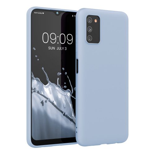 Husa pentru Samsung Galaxy A03s, Silicon, Albastru, 56517.58, kwmobile