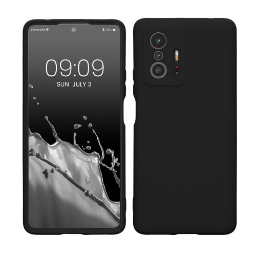 Husa pentru Xiaomi 11T / 11T Pro, Silicon, Negru, 56573.01, kwmobile