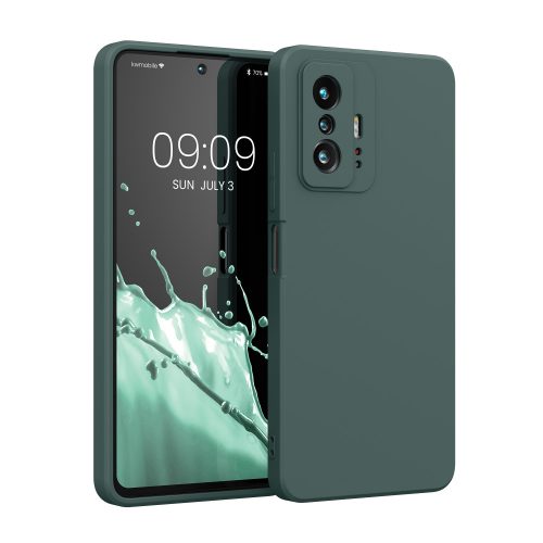 Husa pentru Xiaomi 11T / 11T Pro, Silicon, Verde, 56573.171, kwmobile