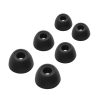 Set 6 Varfuri de schimb pentru casti Samsung Galaxy Buds 2, Kwmobile, Negru, Silicon, 56546.01