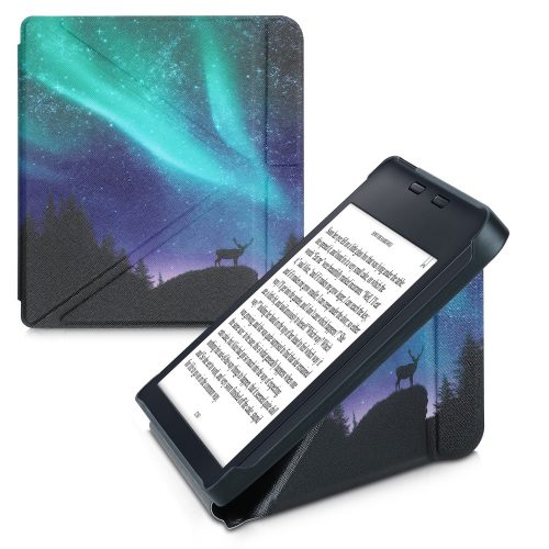 Husa pentru Kobo Libra 2, Piele ecologica, Multicolor, kwmobile, 56577.07