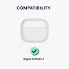 Husa pentru casti Apple AirPods 3, Kwmobile, Gri, Silicon, 56655.22