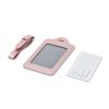 Set 2 Etichete pentru bagaje, Kwmobile, Rose Gold, Piele ecologica, 53126.03