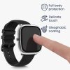 Set 2 Huse pentru Xiaomi Amazfit GTS 2 Mini, kwmobile, Sticla securizata, Negru / Transparent, 56690.03