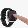 Set 2 Huse pentru Xiaomi Amazfit GTS 2 Mini, kwmobile, Sticla securizata, Negru / Transparent, 56690.03