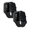 Set 2 Curele pentru Xiaomi Amazfit Bip S / Amazfit Bip S Lite, kwmobile, Silicon, Negru, 53859.04