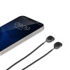 Set 2 Curele pentru casti Samsung Galaxy Buds 2, Kwmobile, Mov/Negru, Silicon, 56697.108