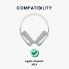 Banda pentru casti Apple Airpods Max, Kwmobile, Negru, Silicon, 56698.01