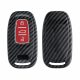 Husa Cheie Auto pentru Audi - 3 Butoane - Key Free, kwmobile, Plastic, Multicolor, 56722.01