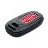 Husa Cheie Auto pentru Audi - 3 Butoane - Key Free, kwmobile, Plastic, Multicolor, 56722.01