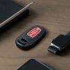 Husa Cheie Auto pentru Audi - 3 Butoane - Key Free, kwmobile, Plastic, Multicolor, 56722.01