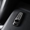 Husa Cheie Auto pentru Audi - 3 Butoane - Key Free, kwmobile, Plastic, Negru / Gri, 56720.03