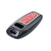 Husa Cheie Auto pentru Audi - 3 Butoane - Key Free, kwmobile, Plastic, Multicolor, 56720.01