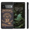 Husa pentru Google Pixel 6 Pro, Lemn, Negru, 56785.04, kwmobile