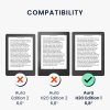 Husa pentru Kobo Aura H2O Edition 1, Piele ecologica, Gri, kwmobile, 56872.02