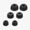 Set 6 Varfuri de schimb pentru casti Jabra Elite 75t/Elite 65t/Active, Kwmobile, Negru, Silicon, 56868.01