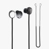 Set 2 Curele pentru casti Samsung Galaxy Buds Pro, Kwmobile, Negru/Alb, Silicon, 56874.02