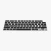 Husa pentru tastatura Apple MacBook Pro 14" (2021), Kwmobile, Negru, Silicon, 56854.01