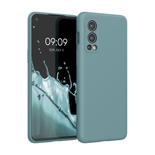 Husa pentru OnePlus Nord 2 5G, Silicon, Verde, 56070.206, kwmobile