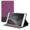 Husa pentru tableta Huawei MediaPad M3 8.4", Kwmobile, Violet/Negru, Textil, 40749.07