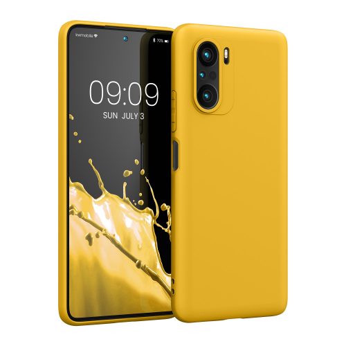 Husa pentru Xiaomi Mi 11i / Poco F3, Silicon, Galben, 57026.143, kwmobile